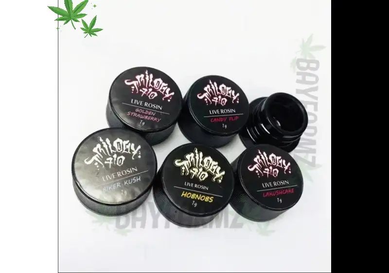 Trilogy 710 Live Rosin – Premium Solventless Live Rosin 2‑Gram Jars